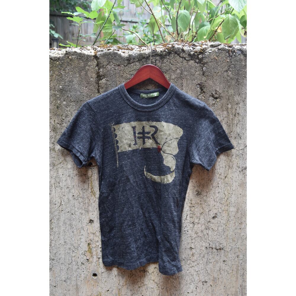 Alternative Earth Graphic Tee – Distressed Black – Size S